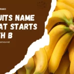 Fruits Name That Starts With B